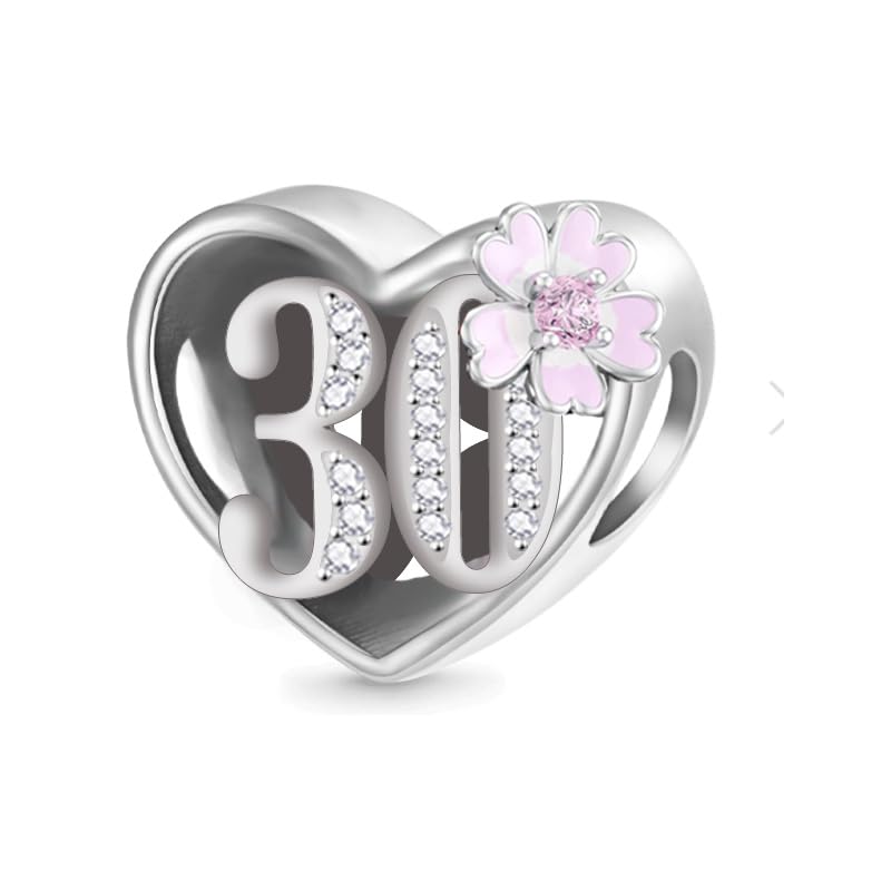 Abalorio flor camelia plata de ley 925 compatible pulsera momentos