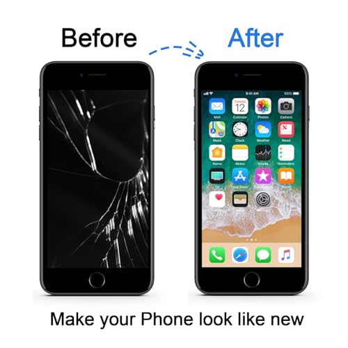 Écran LCD pour iPhone 8 Plus noir 5,5 pouces avec kit outils LMQ