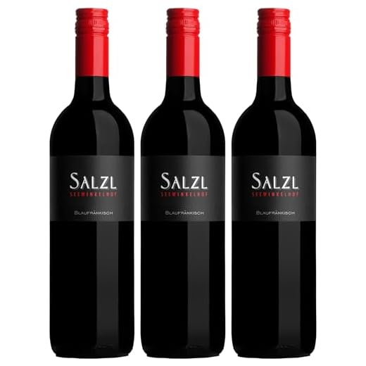 Weingut Salzl Blaufränkisch trocken Rotwein Rot Österreich inkl. FeinWert E-Book (3 x 0.75 l)