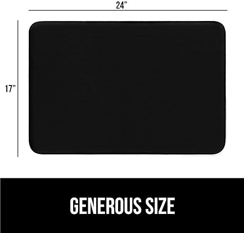 Miniatura 2 de Gorilla Grip - Tapetes de baño gruesos de espuma viscoelástica, terciopelo suave y absorbente, puntos duraderos en la parte inferior, lavables a