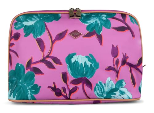 Trousse de toilette Peony Oilily violet rose pour éviter les fuites