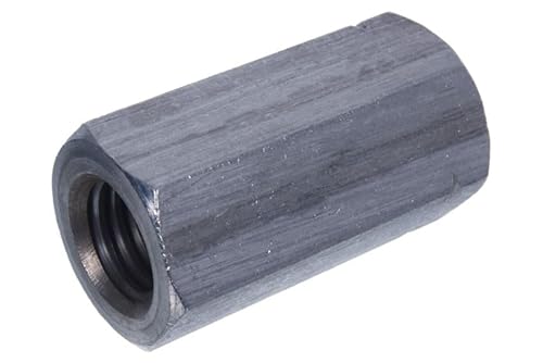 NAJDER Lot de 10 Écrous Manchons de Jonction Longs M6, Écrou Hexagonal à Tige Filetée, Douille D'écartement Entretoise Vis, Acier Inoxydable A2-AISI 304, DIN 6334