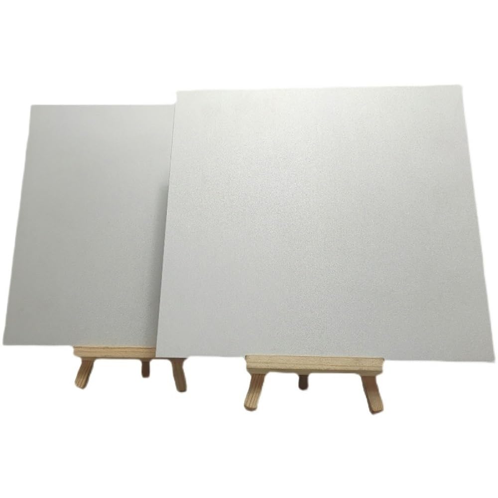 Placa de metal anodizado de hoja de aluminio arenado 5052 de 2 piezas(Gold,200x200x1.5mm)