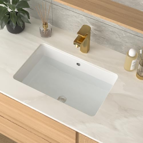 GhomeG 21 Inch Undermount Bathroom Sink Rectangular by GHOMEG - Used condition - Image 2
