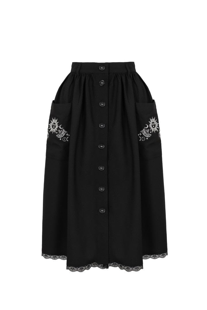 Hell Bunny Danica Skirt Black