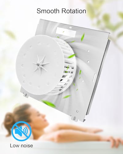 97017705 Motor Fan and Blower Wheel Assembly Fit for NuTone 8663RP 8664RP 671R 672R 750 751 752 Fan Motor Ventilation, Bathroom Motor Assembly Replace Motor 86933000/JA2B104N - Image 3