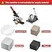 Magnet Maker Machine 2x2inch Square Fridge DIY Photo Magnet Making Machine+Paper Cutter+100 Sets Materials