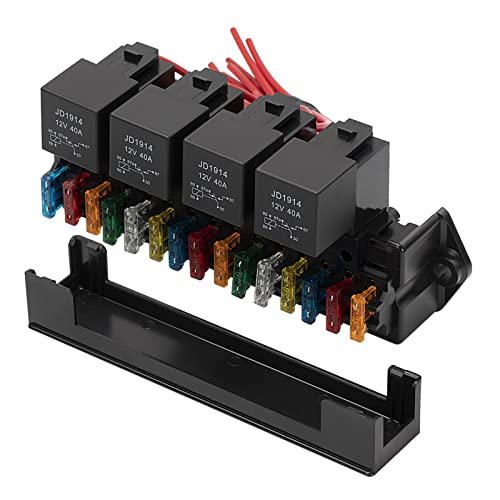 Boîte de relais à fusibles multi-circuits 15 emplacements pour faisceau