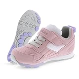 TSUKIHOSHI Racer Kids Shoes - Strap-Closure Machine-Washable Kids and Toddler Shoes with Wide Toe Box & Slip-Resistant, Non-Marking Outsoles, Rose/Pink - 7.5 Toddler (1-4 Years)