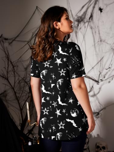 Image of BELAROI Women Plus Size Tops V-Neck Tunics Shirts