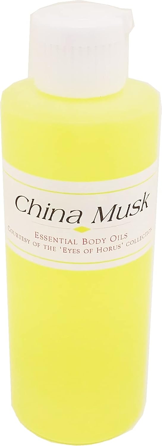 China Musk Scented Body Oil Fragrance [Flip Cap - Yellow - 4 oz.] - ID#151813