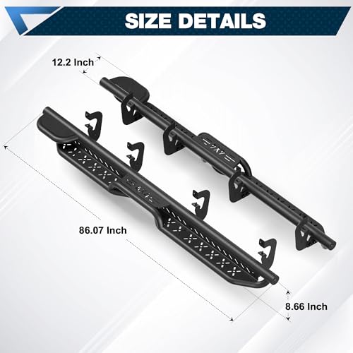 Estribos laterales para Chevy Suburban 2006-2020 miniatura 3