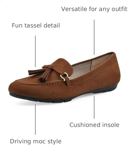 Image of Cliffs by White Mountain Women's Gush Cushioned Driving Moccasin Loafer Flat