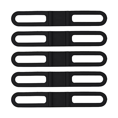 5PCS Cycling Flashlight Mount Holder, Silicone Fixed Strap Flashlight Mount Strap Multipurpose Handlebar Straps for Speaker Lights Holder