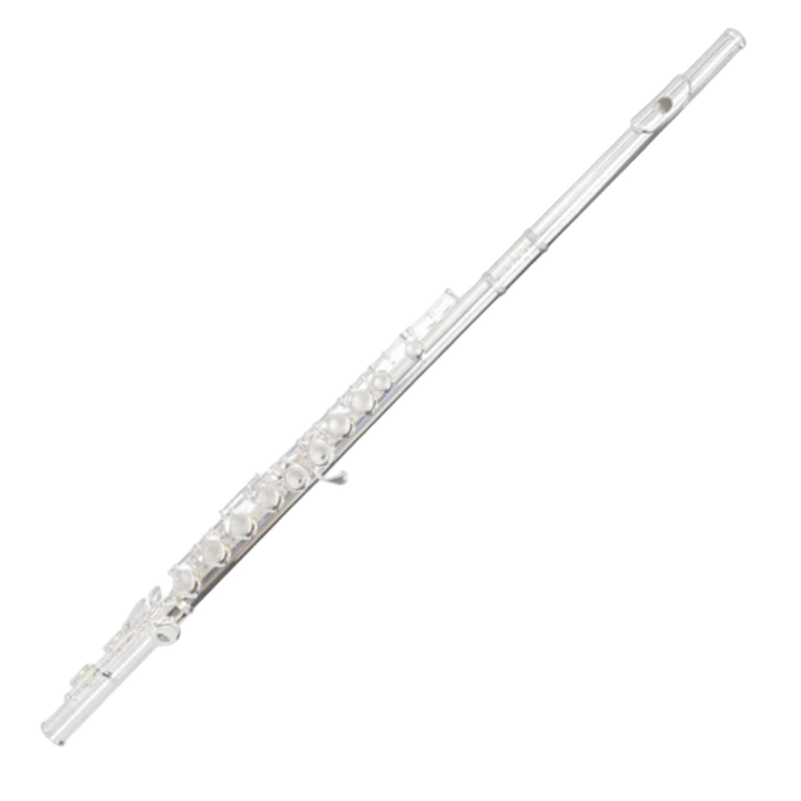 Flûte Laiton Blanc De Trou Fermé La Flûte 16 Plaqué Avec La Représentation Professionnelle Ton L'argent C Nickel(Type 2 16-hole)