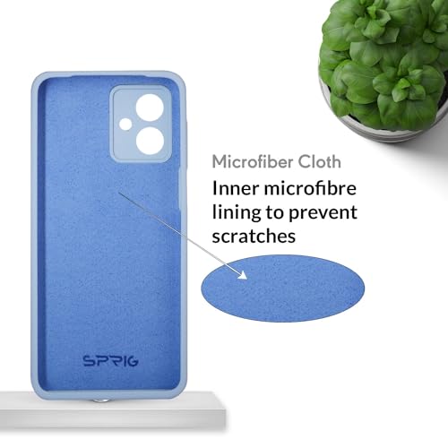 Image of SPRIG Compatible with Moto G54 Premium SilkTone Back Cover Drop Tested Shock Proof Mobile Case for Men, Women, Boys and Girls with Camera Protection (Light Blue)