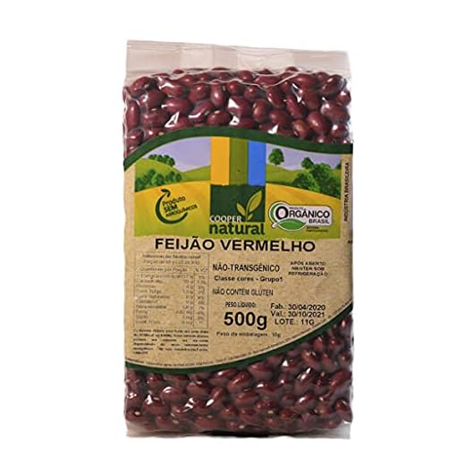 Feijão Vermelho Orgânico Coopernatural 500g