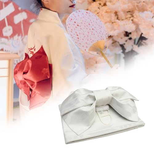 Kimono Obi Japanese Sash Belt Geisha Waist Belt Summer Bathrobe Classic Lightweight Pre Tied Bow Lady Waistband Belt4