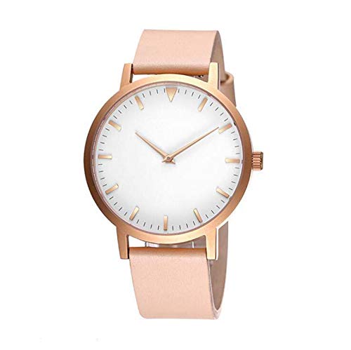 Quartz Men's Personality Simple Fashion Dial Leather Chain Time Display Precision Boutique Packaging Suitable For Holiday Gifts, Brown