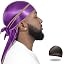 Purple With Gold Seam