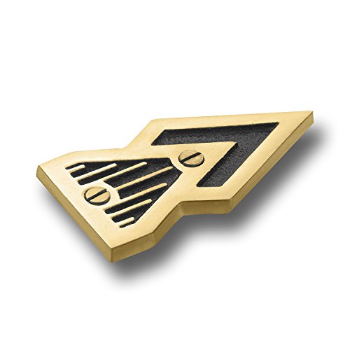The Metal Foundry Directional Arrow Metal Door Sign. Art Deco Style Home Decor Accessories Door Or Wall Brass Plaque. Handmade In England