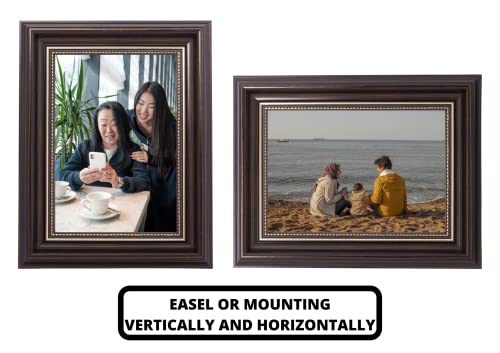 Ecohome 4X6 Picture Frame Antique Brown - Wall Mount/Desktop Display, Frames #TOP3