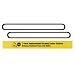 Upper and Lower Gasket Replacements for FoodSaver (2 Foam Gaskets) - Fits V2200, V2400, V2800, V3000, V3200 Series Vacuum Sealers (Replaces Food Saver T910-00075) by OutOfAir