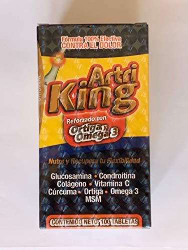 ArtriKing Ortiga y Omega 3 Suplemento Alimenticio 100 Tablets- Buy Online  in Kuwait at desertcart.com.kw. ProductId : 158293905.