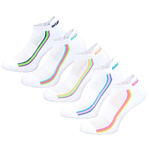 Aaronano 5 Paar Frauen Half-Kissen Terry Athletic Laufsocken DE Größe (35-39) thumbnail