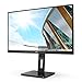 Produktbild AOC 24P2QM - 24 Zoll FHD Monitor, höhenverstellbar (1920x1080, 75 Hz, VGA, DVI, HDMI, DisplayPort, USB Hub) schwarz