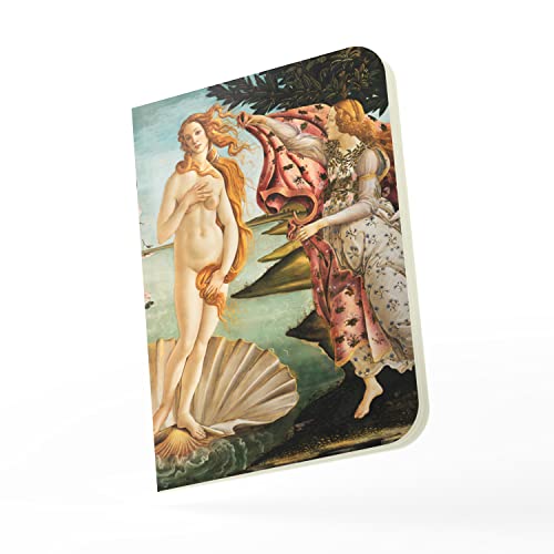 Caderno sem Pauta A5 - Capa Flexível 80 Páginas 20x14cm - O Nascimento de Vênus