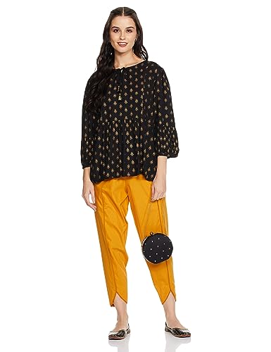 Image of Amazon Brand - Myx Women's Relaxed Cotton Dhoti Pants (Available in Plus Sizes)