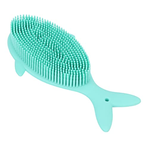 Cepillo de baño suave, cepillo de baño ballena de dibujos animados para piernas para hombres Cover