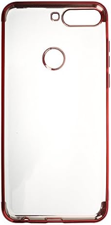 Amazon Co Jp Huawei Nova Lite2ケース おしゃれ クリアケース Tpu 耐衝撃 スマホケースバンパー シリコン スマホカバー メッキ加工 クリア 薄い 透明 軽量 衝撃吸収 クリアタイプ Tpu ソフトケース 薄型 シンプル レッド 家電 カメラ