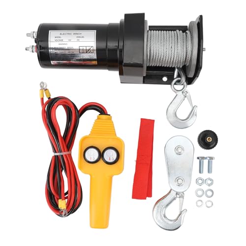 Cabrestante eléctrico FLEXMAN 2000Lbs DC12V con control remoto