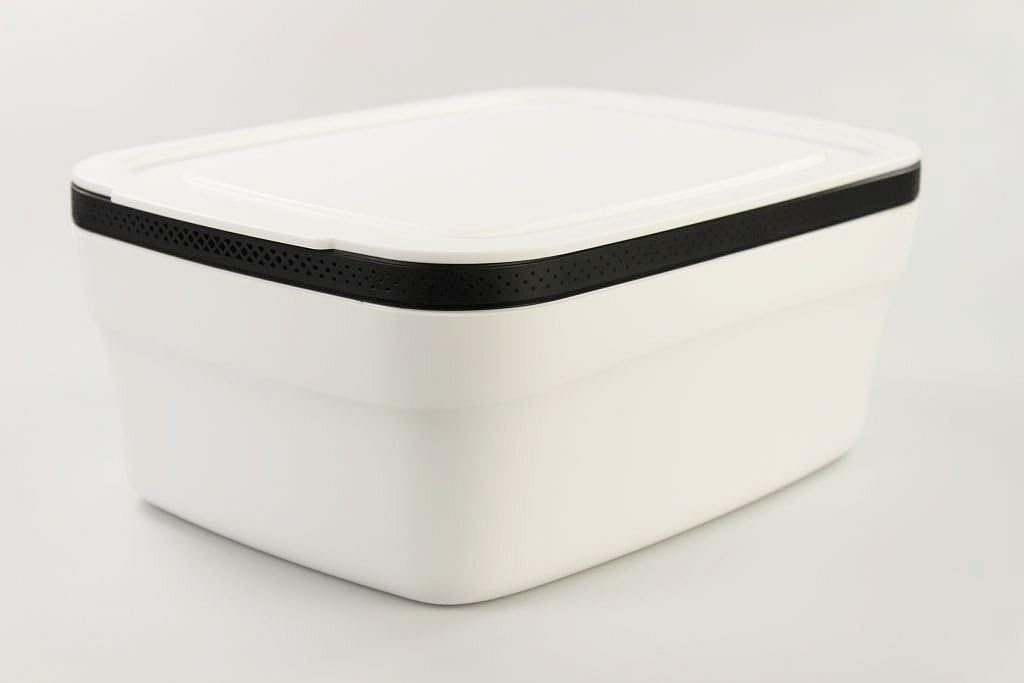 ENXRZOTWS Boîte à Pain Capasity De 13 L Pour Pain Fait Maison – Boîte De Rangement Hermétique En Plastique Avec Couvercles, Réfrigérateur – Enregistrement Du Temps En Acrylique Transparent Scellé Pour