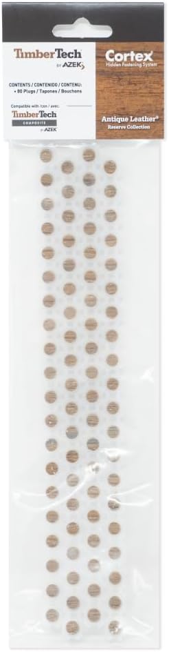TimberTech Collated Cortex Replacement Plugs 80 Count – Antique Leather