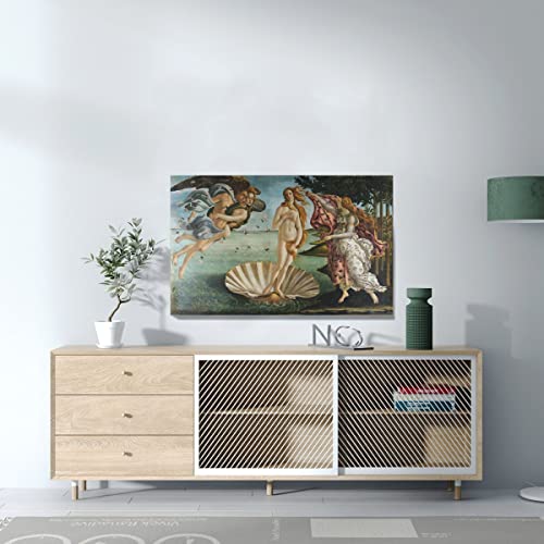 Tableau Vénus de Botticelli : impression sur toile d'art d'exception 60x96 cm - 3