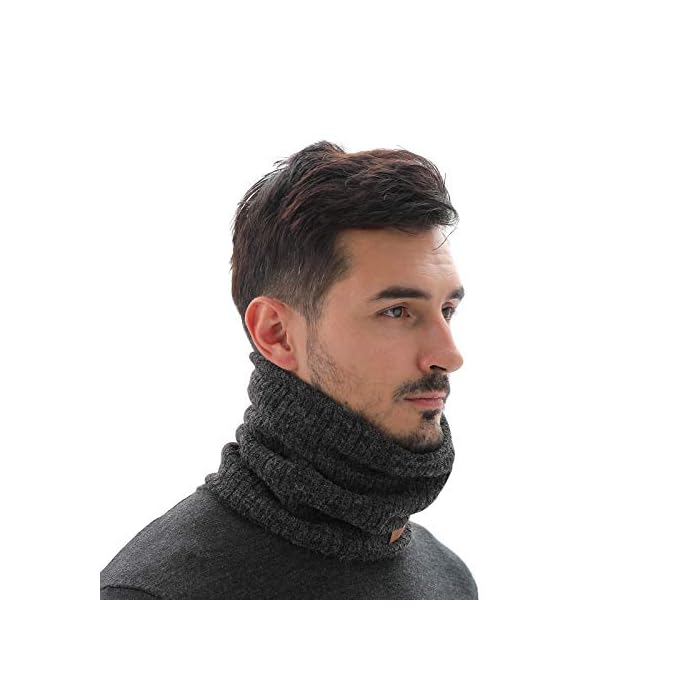 NovForth Winter Neck Warmer Fleece Lined Infinity Scarf - Image 6
