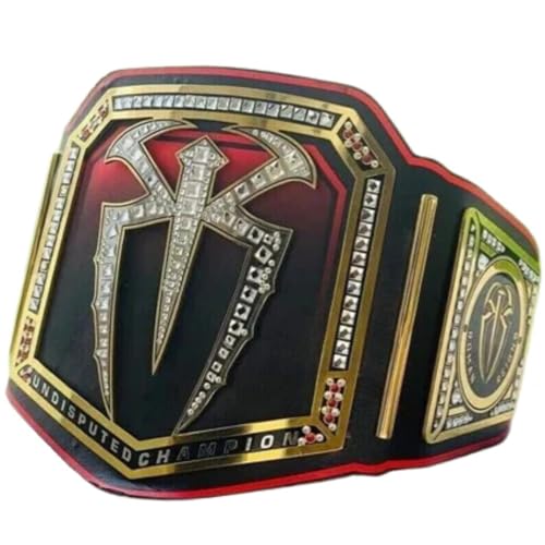 Roman Reigns Wrestling Championship Title Belt Replica - World Heavyweight Championship Belt - Adult Size