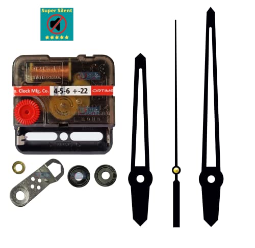 Image of KEDAR Ajanta Quartz Ortime Sweep & Silent Movement Machine for Wall Clock with Fancy Needles (Made in India)-S044