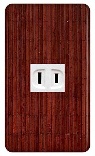 Amazon Co Jp コンセントカバー コンセントプレート コスモシリーズワイド21対応 1口用 木目調柄 ウッド柄 242 スイッチカバー スイッチプレート おしゃれ デザイン お部屋の模様替え 1口用 2口用 3口用 5口用 6口用 スイッチ用 Diy 工具 ガーデン