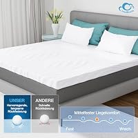 Topper 90x200 cm für Boxspringbett - 2 in 1 Matratzentopper 7,5 cm Bequeme – Ansicht 5