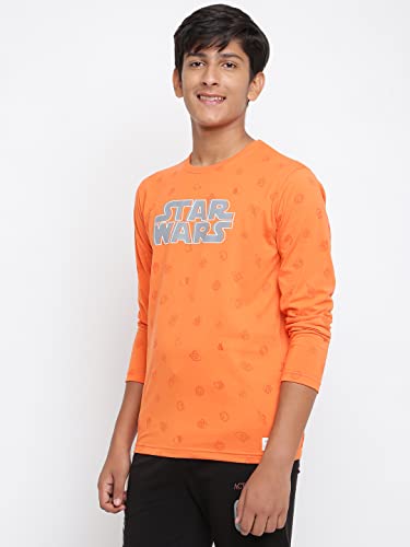 Image of Li'l Tomatoes Boys Regular Fit Printed Round Neck Cotton Tshirt Dblue