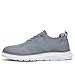 Mens Oxfords Casual Fashion Slip on Shoes Dress Business Sneakers Mesh Work Comfortable Lightweight Soft Sole Grey US 10