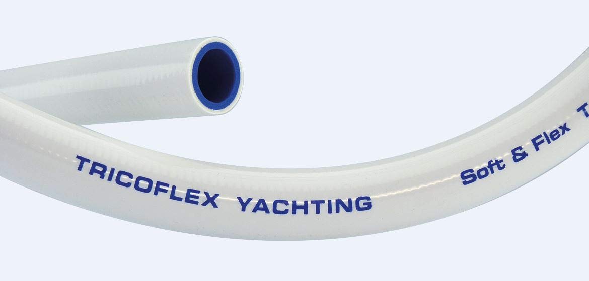 Tricoflex Wasserschlauch Tricoflex Yachting, 12.5 mm und, 15 m Rolle, Weiß
