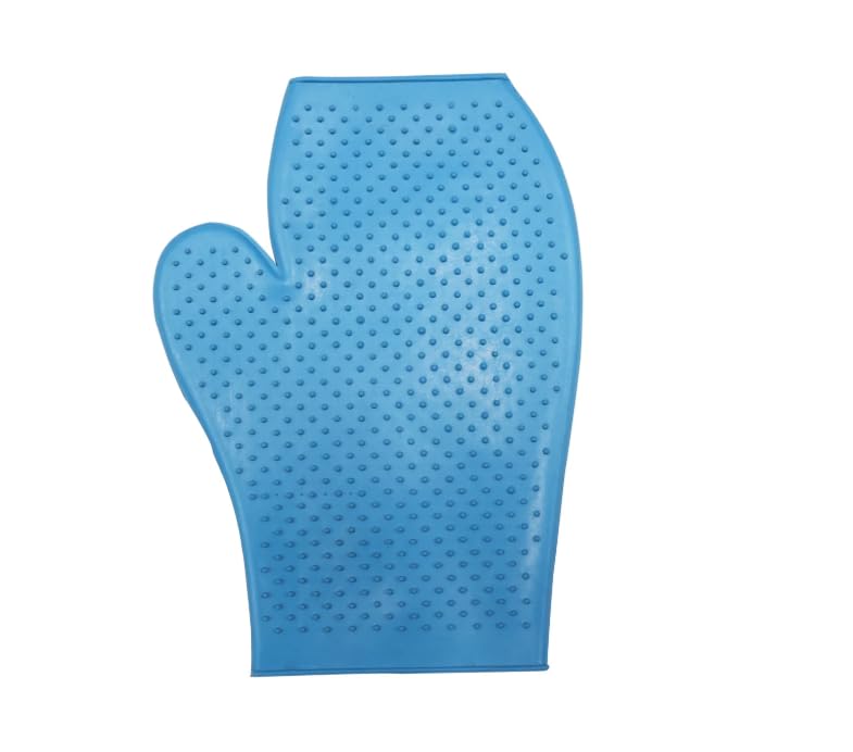 MPMH Rubber Glove Massage Mitt for Horses (Assorted Colours) image 3
