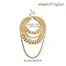 CSIYANJRY99 Chunky Gold Necklaces for Women Multilayer Punk 80s Hip Hop Necklace Layered Cuban Link Chain Statement Necklace 90s Freaknik Outfit Accessories for Women (Gold)