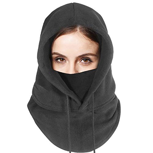 Balaclava Face Mask for Cold Weather for Men and Women One Size Fits Most Black