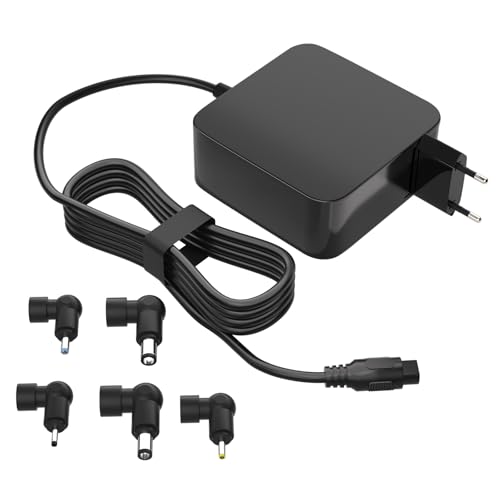 Apcstyle 65W Universal Charger Compatible with ASUS VivoBook/ZenBook laptops Models 13, 14, 15, 17, S14, S15, 17 Replacement Charger for IdeaPad laptops with 5 connectors.